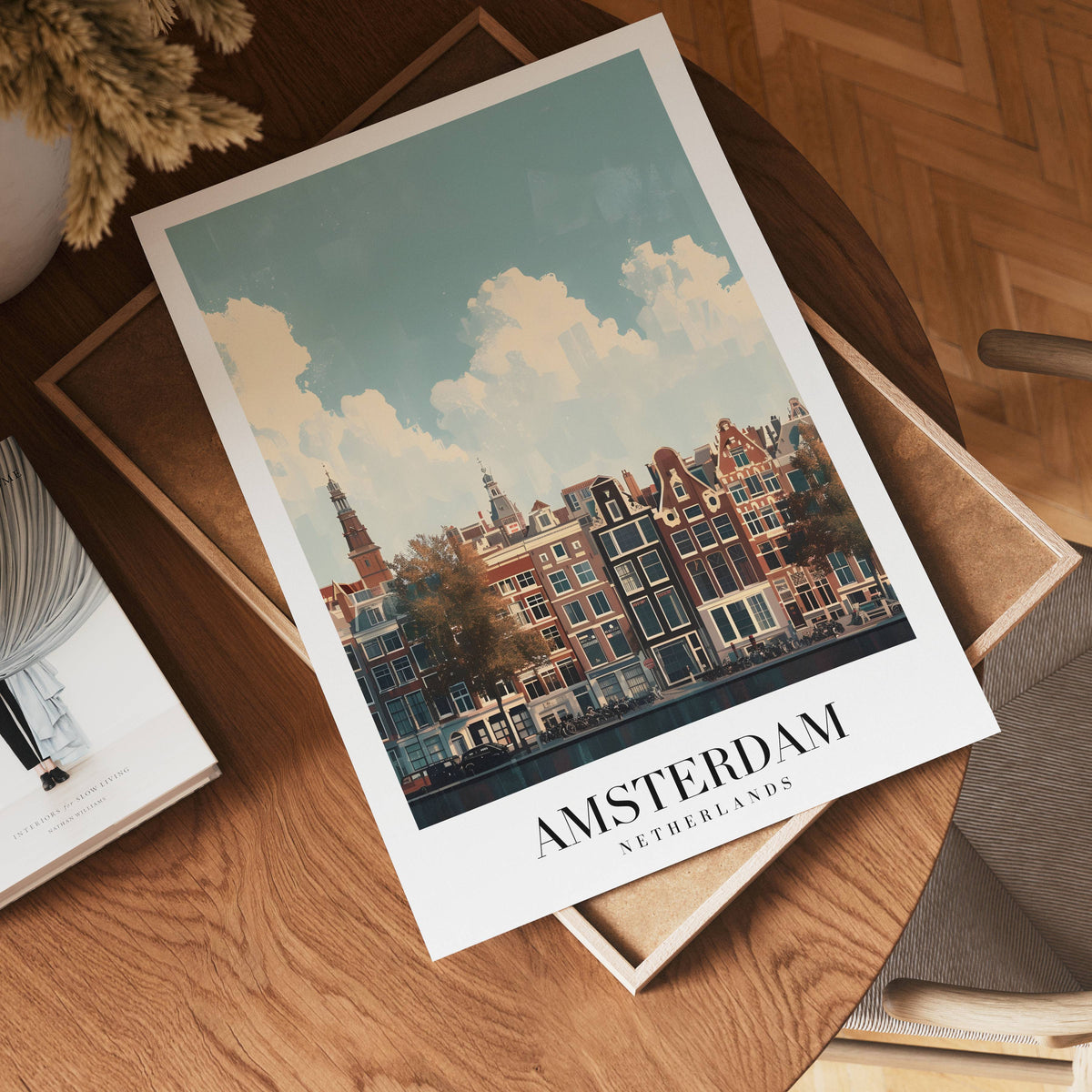 The Amsterdam – affisch med snyggt motiv, köp enkelt hos Bozetto i flera storlekar