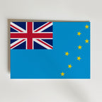Tuvalu National Flag Poster – modern konst och stilren konsttryck för hemmet hos Bozetto