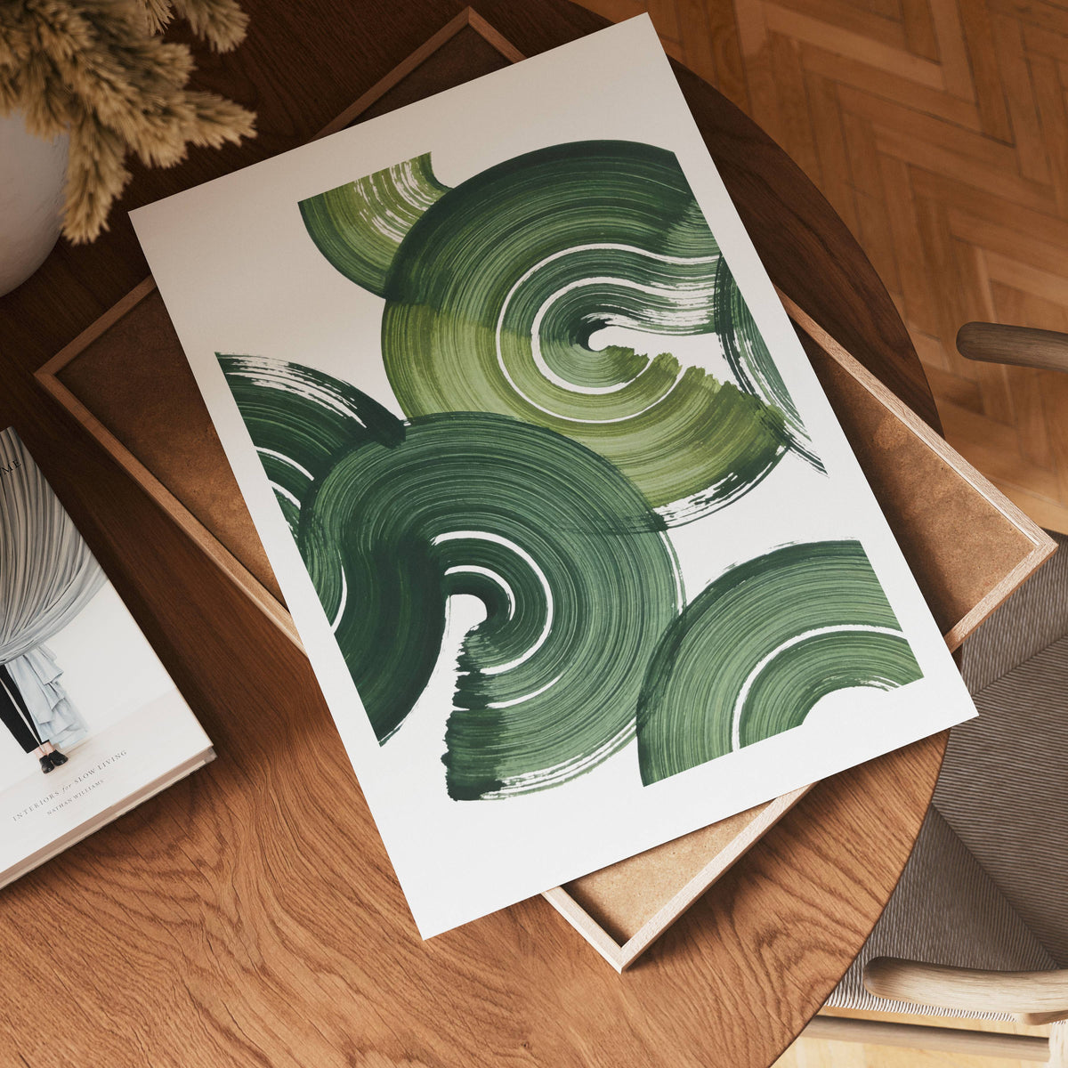 Verdant Motion No. 1 poster visad rakt fram – Bozetto affisch i hög tryckkvalitet