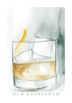 Old Fashioned Drink – affisch med snyggt motiv, köp enkelt hos Bozetto i flera storlekar
