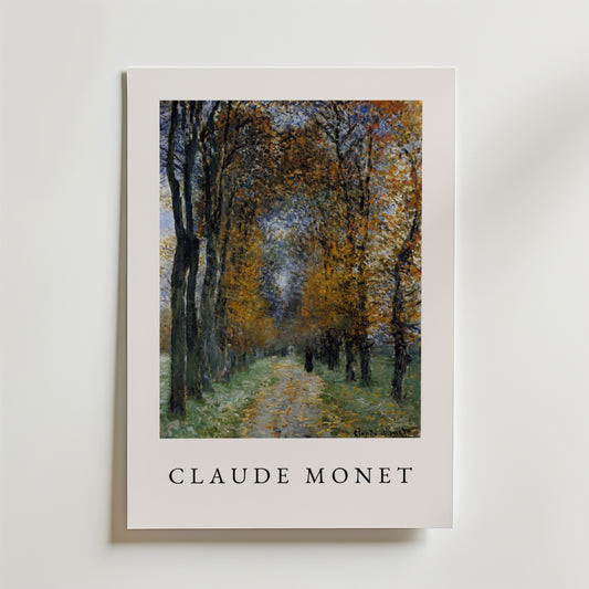 Claude Monet The Avenue Poster