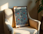 William Morris Victoria & poster visualiserad på vägg – från Bozetto i hög kvalitet