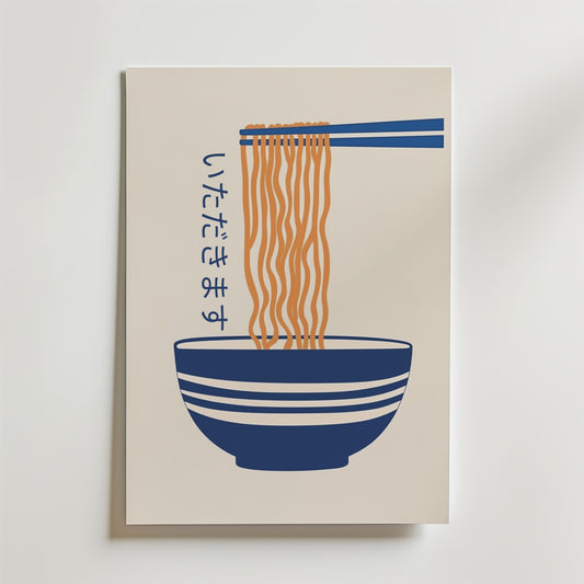 Ramen Noodle Poster