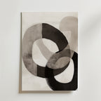 Interlocking Circles – stilfullt konsttryck från Bozetto, tryckt på matt finpapper