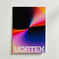 Neon Vortex – stilfullt konsttryck från Bozetto, tryckt på matt finpapper i hög tryckkvalitet