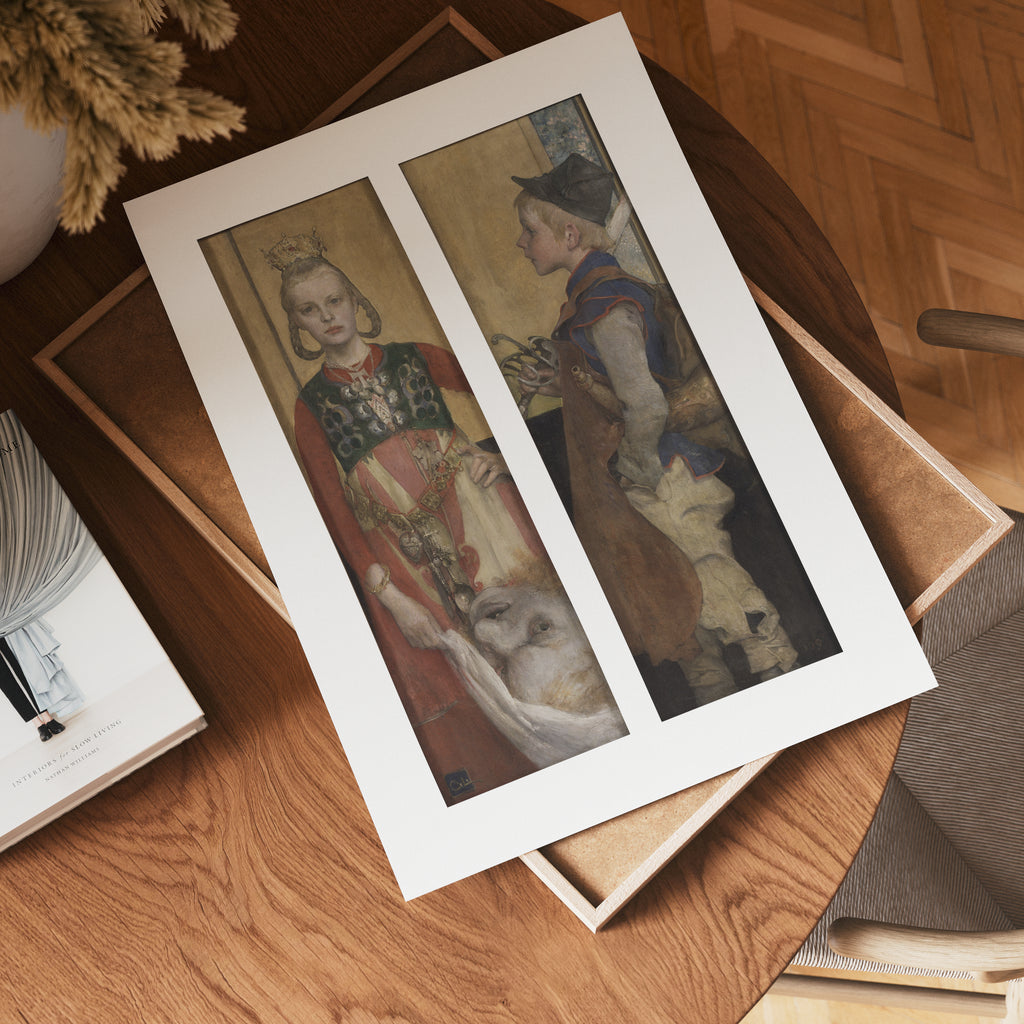 Carl Larsson A Swedish – affisch med stilfullt motiv från Bozetto i hög kvalitet