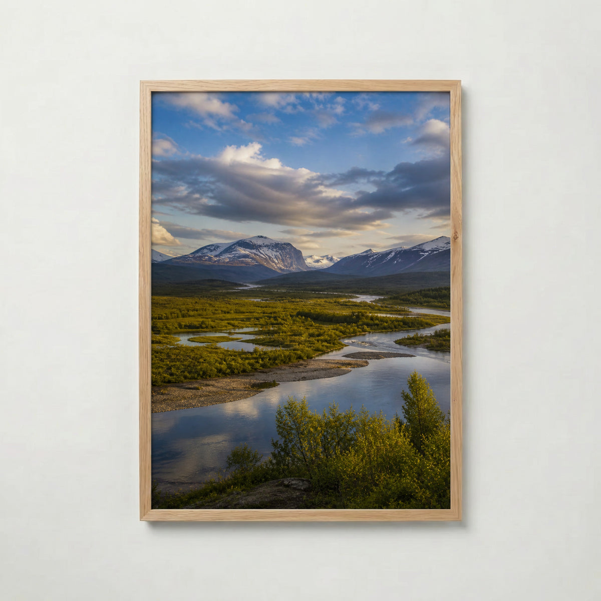 Abisko Nationalpark poster visad rakt fram – Bozetto affisch i hög tryckkvalitet