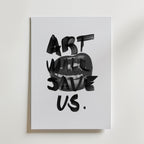 Painted Art Manifesto Poster – canvas utan passepartout