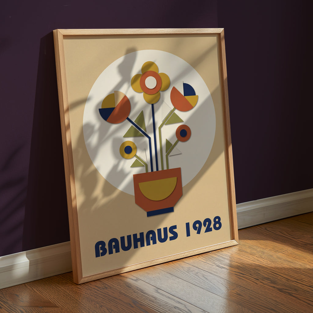 Bauhaus Flowerpot Poster – i rum 5