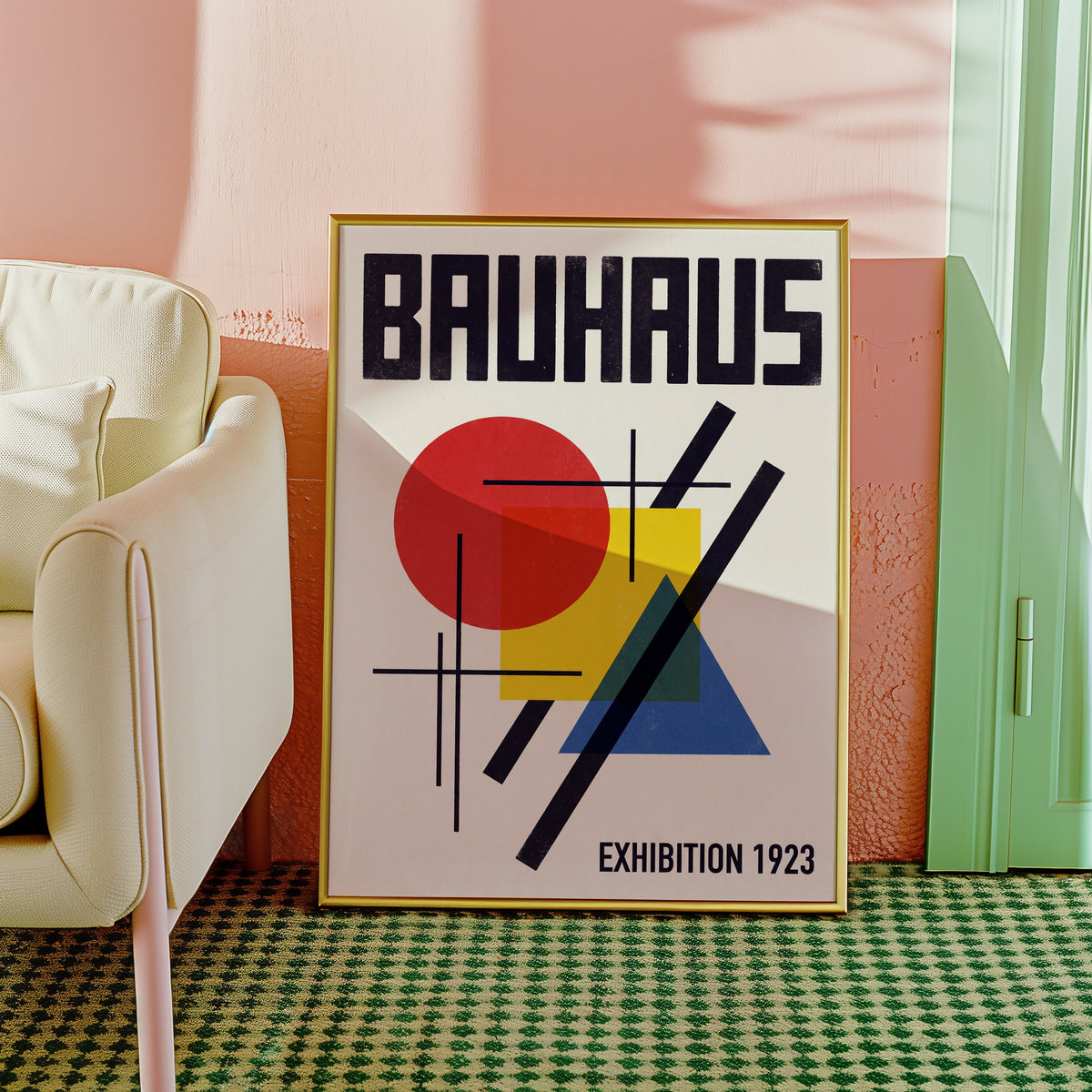 Bauhaus Exhibition 1923 Poster – i rum 1