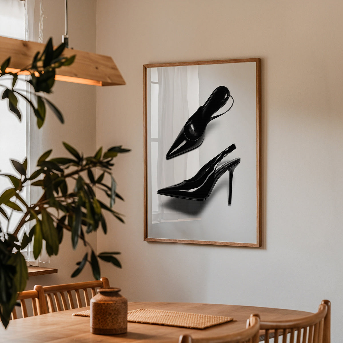 Patent Slingback Heels Poster – i rum 1