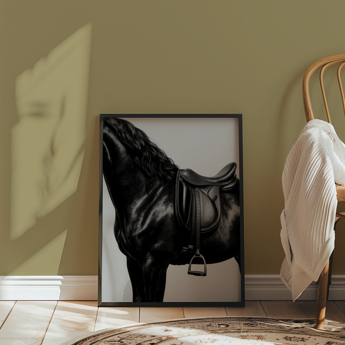Black Stallion Saddle Poster – i rum 4