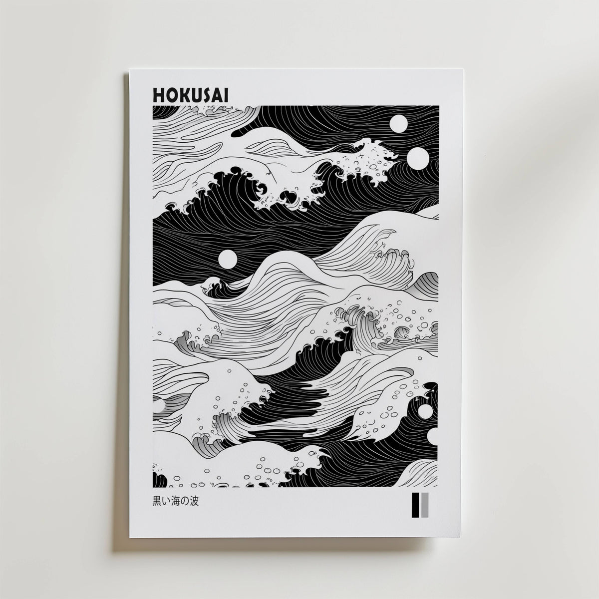 Bundle 3-pack Japandi Hokusai & Kyoto Harmony – kuraterad postercollection som lyfter hemmet hos Bozetto