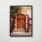 Bougainvillea Door Poster i hemmiljö