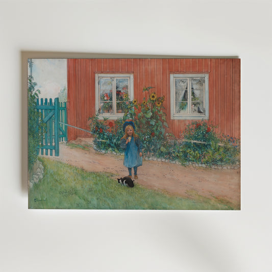 Carl Larsson Brita, en katt och en smörgås 1898 Poster