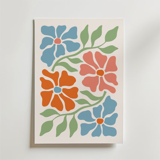 Blooming Garden Harmony Poster