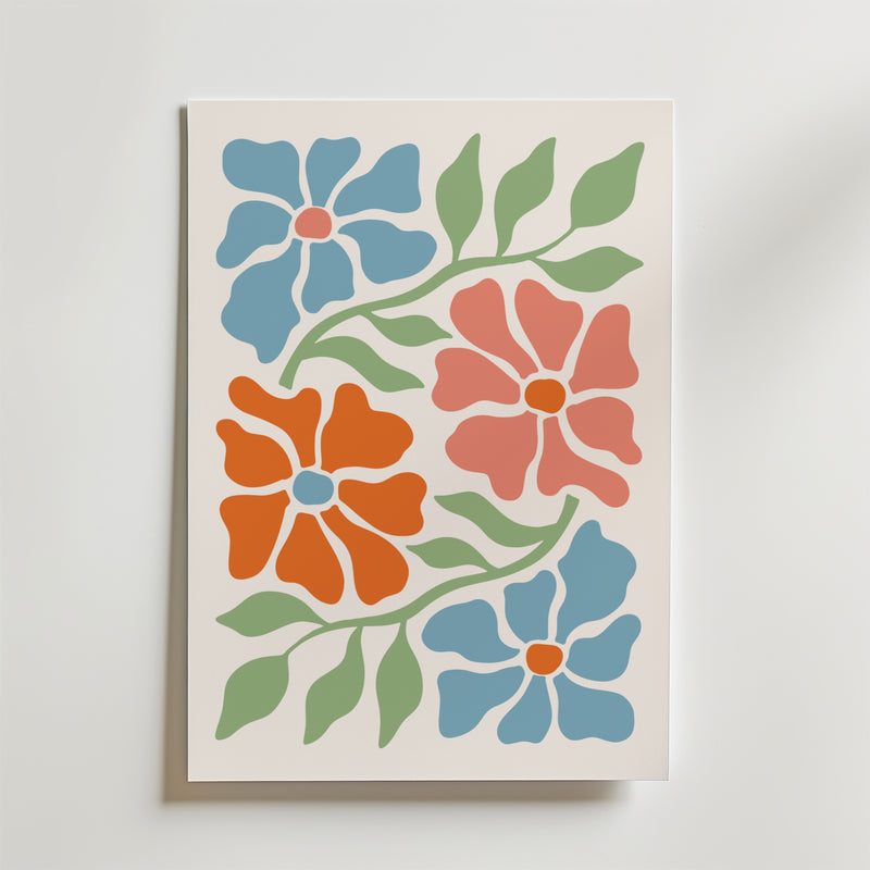 Blooming Garden Harmony Poster