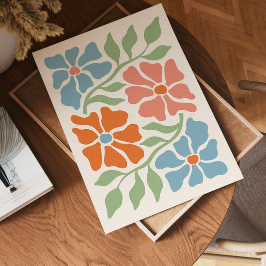 Blooming Garden Harmony Poster