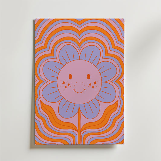 Smiling Flower Poster