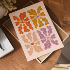 Petal Variations poster visad rakt fram – Bozetto affisch i hög tryckkvalitet i hög tryckkvalitet