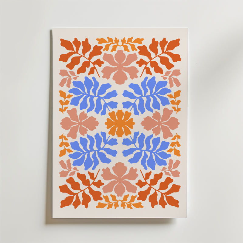 Rustic Floral Harmony Poster