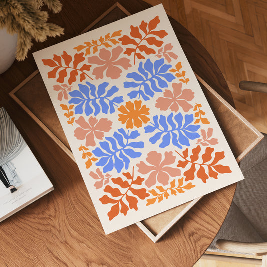 Rustic Floral Harmony Poster