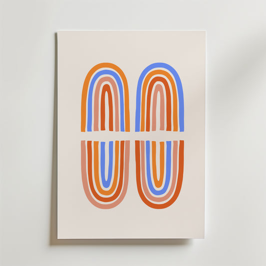 Double Arch Harmony Poster