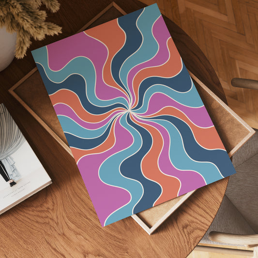 Wavy Vortex Poster
