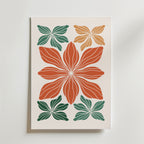 Bold Botanical Geometry – stilfullt konsttryck från Bozetto, tryckt på matt finpapper