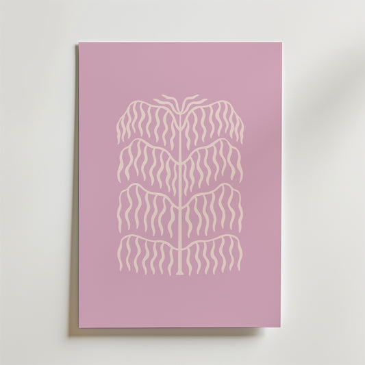 Lilac Botanical Form Poster