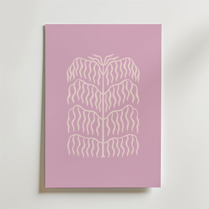 Lilac Botanical Form Poster