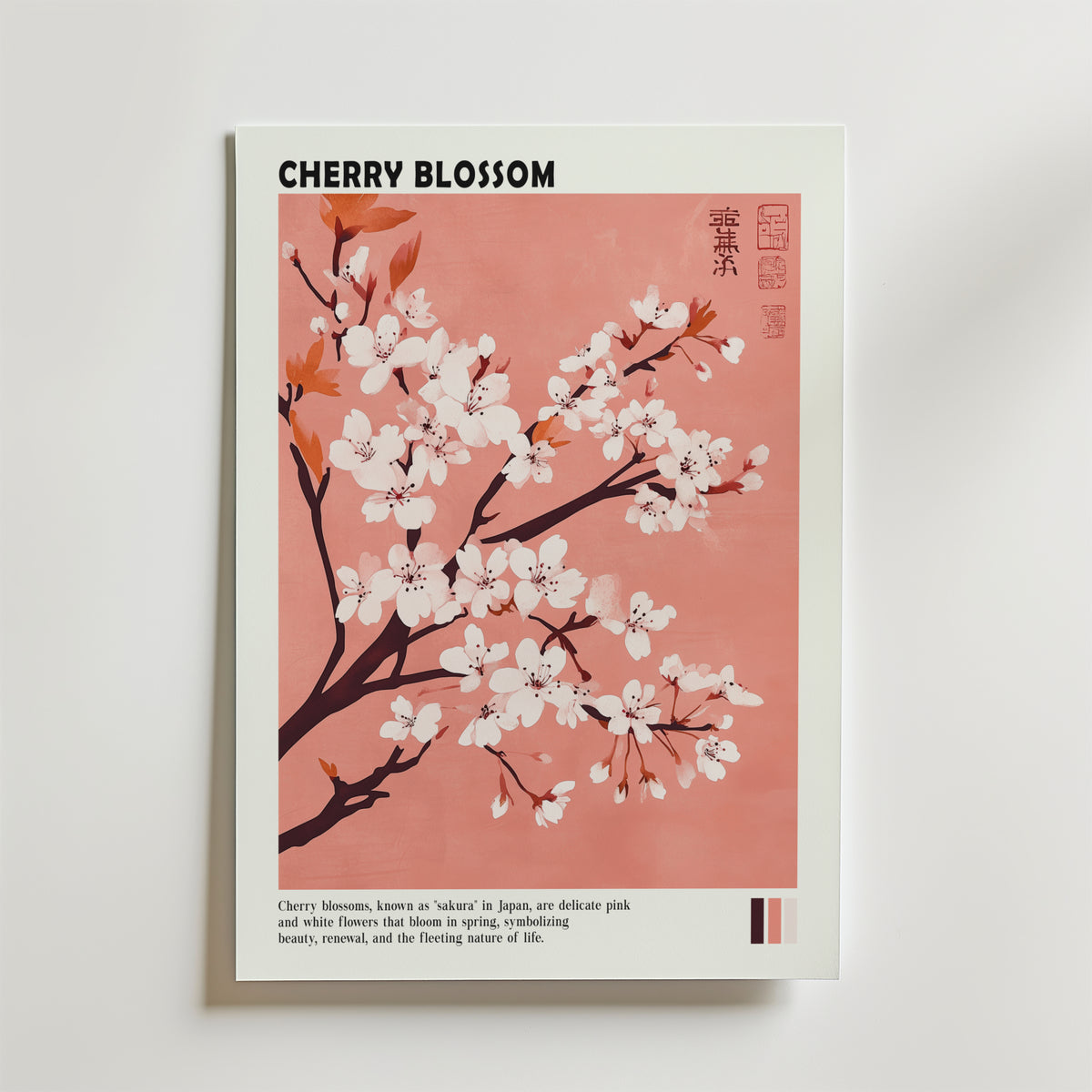 Whispers of Sakura – stilfullt konsttryck från Bozetto, tryckt på matt finpapper