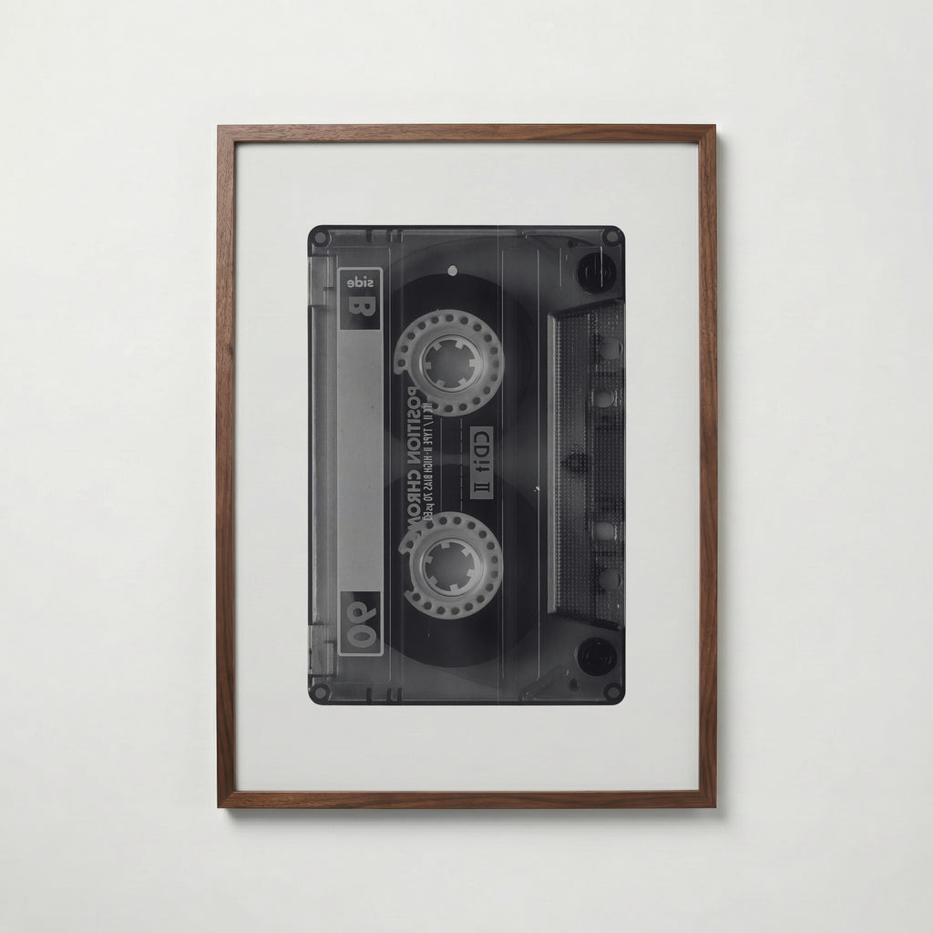 Chrome Cassette Poster – valnötsram