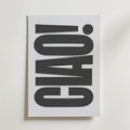 Ciao Bold Type Poster – canvas utan passepartout