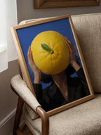 Citrus Surge Poster med valnötsram