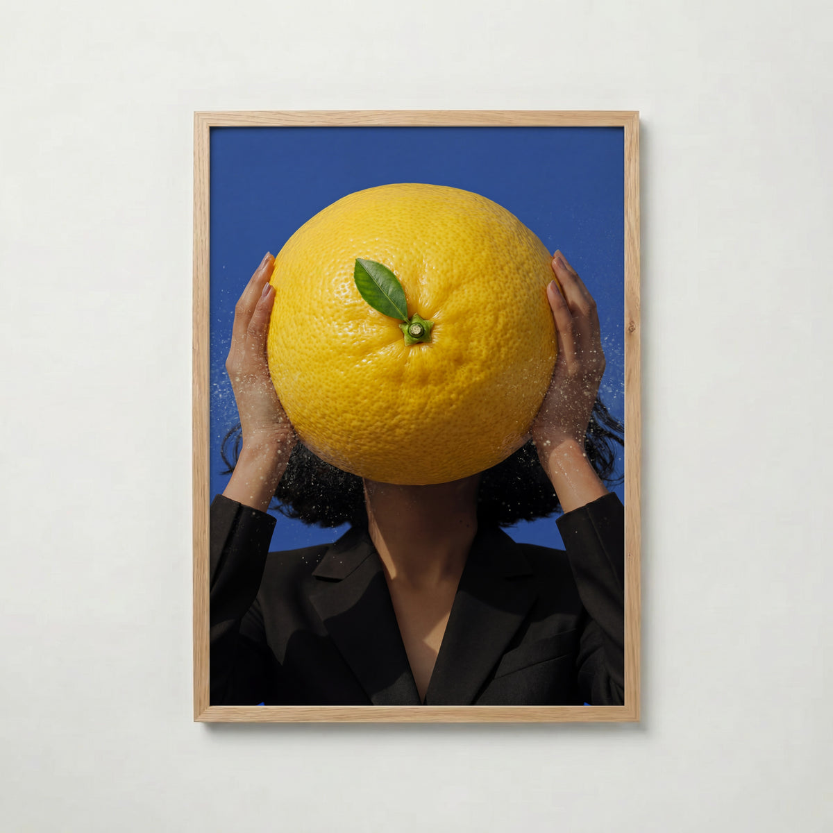 Citrus Surge Poster med ekram