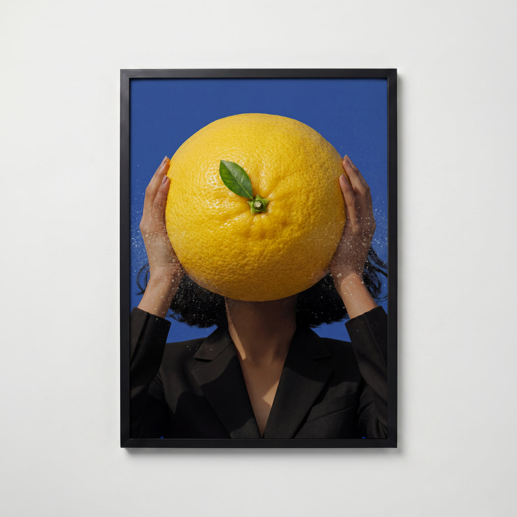 Citrus Surge Poster i hemiljö