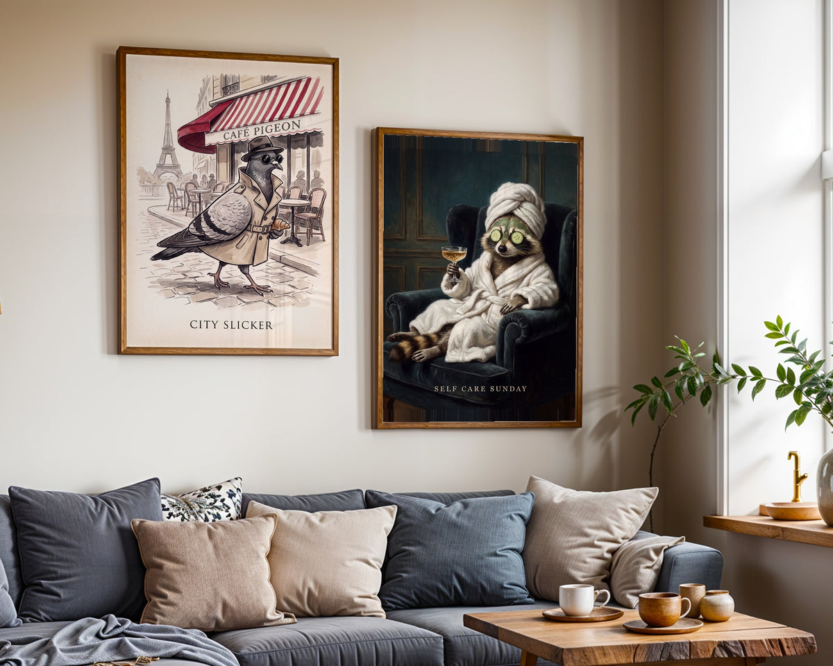 City Slicker Poster – två posters i rum 2
