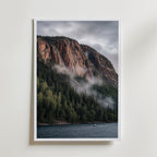 Cliffside Fjord II Poster
