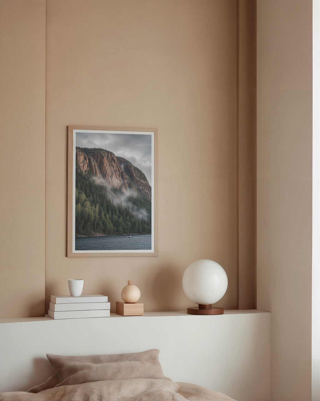 Cliffside Fjord II Poster