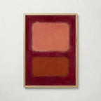 Colour Field in Crimson Poster – ekram