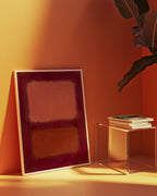 Colour Field in Crimson Poster – i rum 1