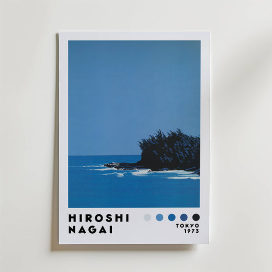 Hiroshi Nagai Coastal Stillness Poster