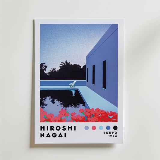 Hiroshi Nagai Poolside Evening Poster