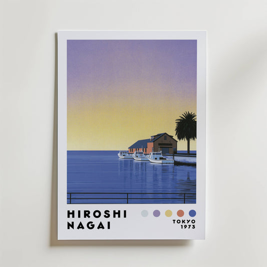 Hiroshi Nagai Lavender Marina Poster