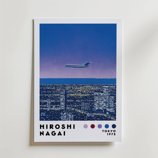 Hiroshi Nagai Twilight Flight Poster