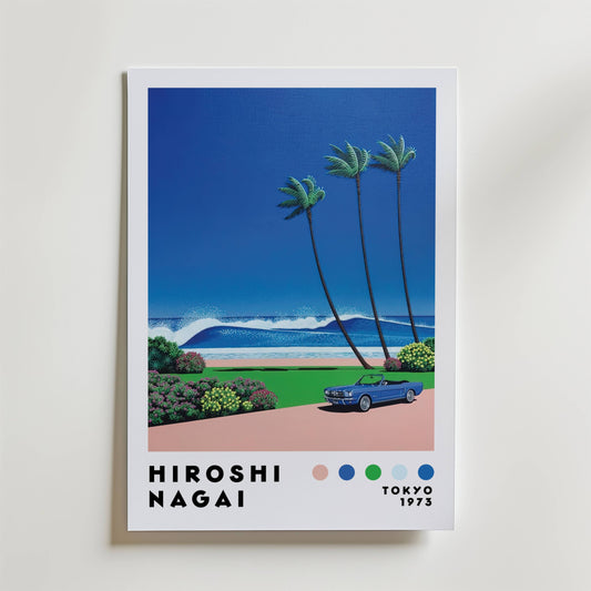 Hiroshi Nagai Ocean Breeze Ride Poster