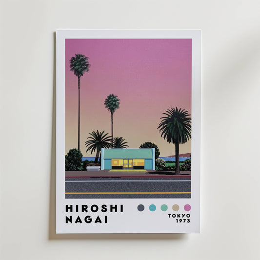 Hiroshi Nagai Evening Motel Poster