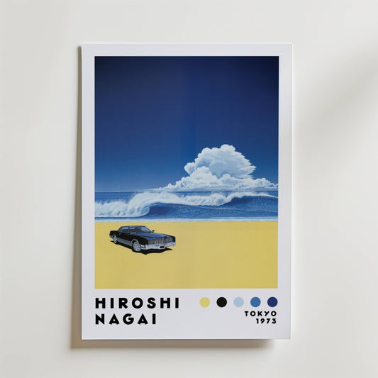 Hiroshi Nagai Beach Drive Poster