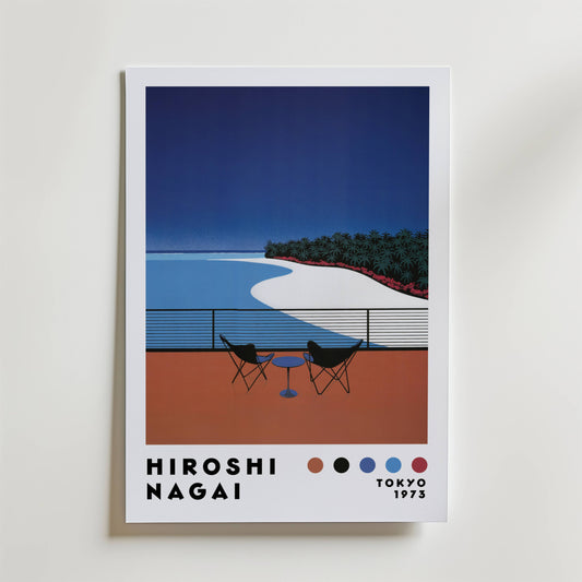 Hiroshi Nagai Ocean Balcony Poster